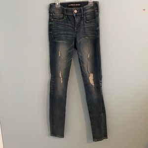 Express legging blue jeans